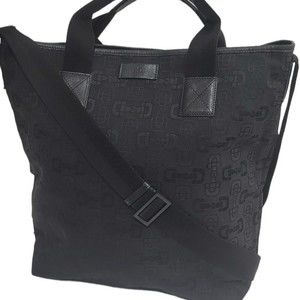 Gucci Black Crossbody Tote Bag